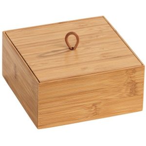 Organizer łazienkowy TERRA, bambus, 15 x 15 cm, WENKO 154202 Organizer łazienkowy TERRA, bambus, 15 x 15 cm, WENKO 154202