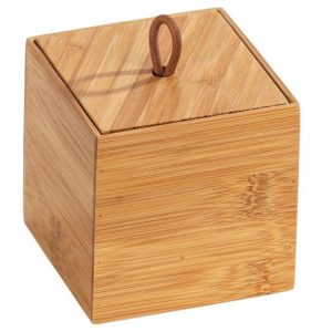 Organizer łazienkowy TERRA, bambus, 9 x 9 cm, WENKO 152988 Organizer łazienkowy TERRA, bambus, 9 x 9 cm, WENKO 152988
