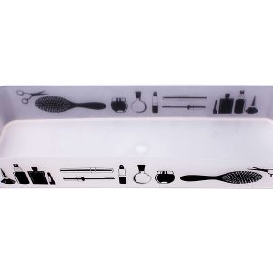 Organizer Makeup 11,3×11,3 cm biały 50217 Organizer Makeup 11,3×11,3 cm biały 50217