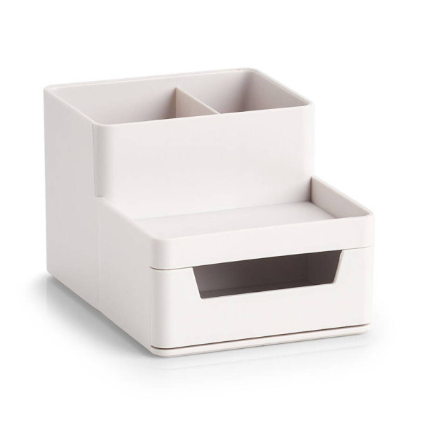Organizer na biurko z plastiku, 11,2 x 15,5 x 9,5 cm 211495