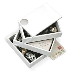 Organizer na biżuterię Spindle biały 87288 Organizer na biżuterię Spindle biały 87288