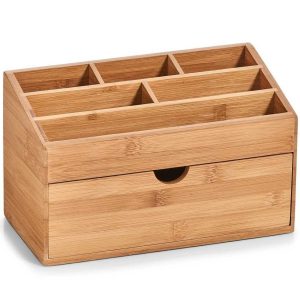 Organizer na kosmetyki, 7 przegródek, bambusowy 154185 Organizer na kosmetyki, 7 przegródek, bambusowy 154185