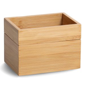 Organizer na kosmetyki, bambus, 2 sztuki, ZELLER 211631 Organizer na kosmetyki, bambus, 2 sztuki, ZELLER 211631