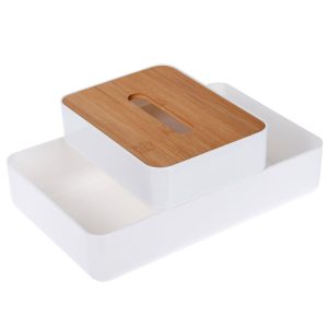 Organizer na kosmetyki z bambusowym wieczkiem, 26 x 17 cm 222899 Organizer na kosmetyki z bambusowym wieczkiem, 26 x 17 cm 222899