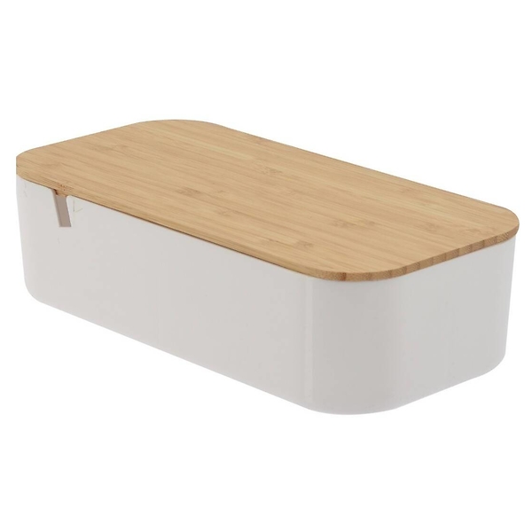 Organizer na kosmetyki z lusterkiem 26 cm biały 47152