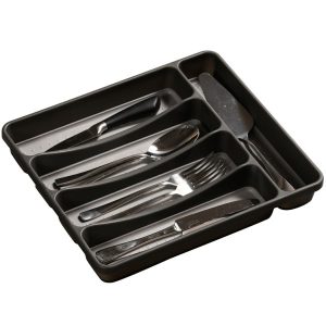 Organizer na sztućce 32×30 cm wkład na sztućce szary 384528 Organizer na sztućce 32×30 cm wkład na sztućce szary 384528
