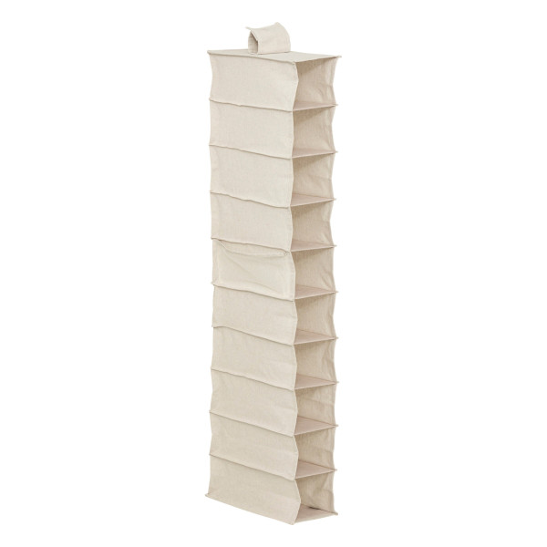 Organizer wiszący na buty DRESSY, 10 komór, 29,5 x 15,5 x 128 cm 1062558