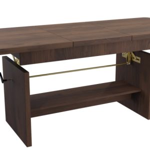 Orzech Wamia Ławostół 2 w 1 Rozkładany 116-156 cm 135432 Orzech Wamia Ławostół 2 w 1 Rozkładany 116-156 cm 135432