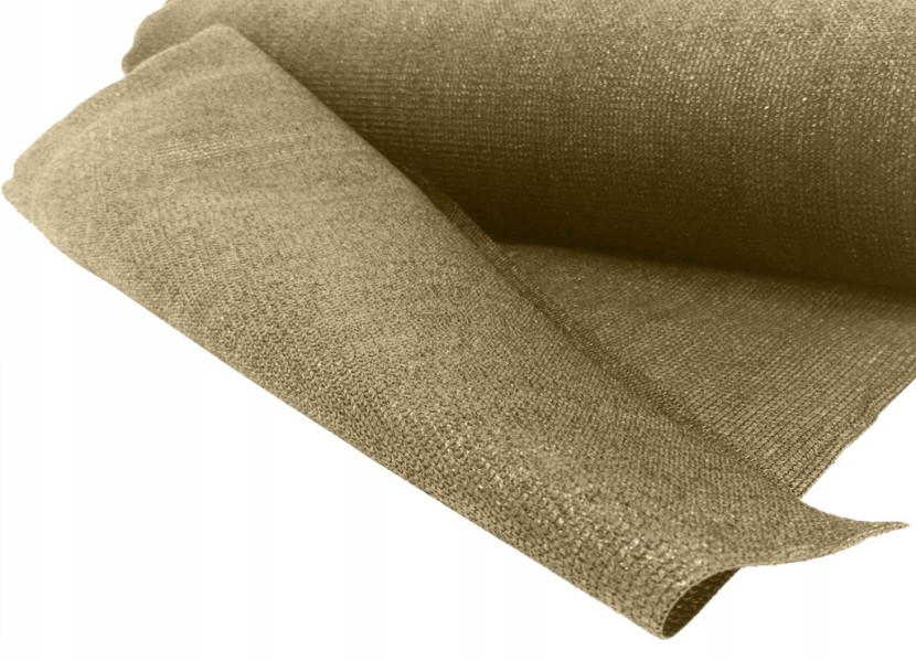 Osłona balkonowa na balkon, taras, płot – mata maskująca 0,9 x 5 m beż 926513