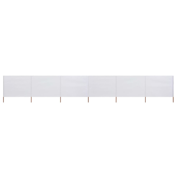 Osłona przeciwwiatrowa Biały 800 x 160 cm vidaXL 640984