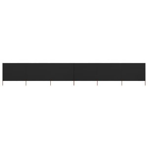 Osłona przeciwwiatrowa Czarny 800 x 80 cm vidaXL 640990 Osłona przeciwwiatrowa Czarny 800 x 80 cm vidaXL 640990