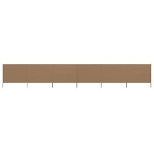 Osłona przeciwwiatrowa Taupe 800 x 160 cm vidaXL 641023 Osłona przeciwwiatrowa Taupe 800 x 160 cm vidaXL 641023