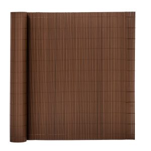 Osłona PVC maskująca 500×120 cm mata na balkon, taras, ogrodzenie, brązowa 1005356 Osłona PVC maskująca 500×120 cm mata na balkon, taras, ogrodzenie, brązowa 1005356