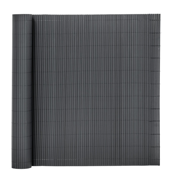 Osłona PVC maskująca 500x120cm mata na balkon taras ogrodzenie ciemnoszara 1005357