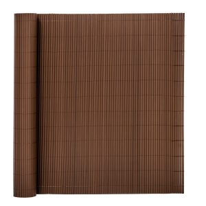 Osłona PVC maskująca 500×140 cm mata na balkon, taras, ogrodzenie, brązowa 1005348 Osłona PVC maskująca 500×140 cm mata na balkon, taras, ogrodzenie, brązowa 1005348