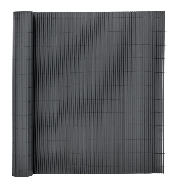 Osłona PVC maskująca 500x140cm mata na balkon taras ogrodzenie ciemnoszara 1005347
