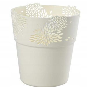 Osłonka ażurowa kremowa Aster 13 cm 465639 Osłonka ażurowa kremowa Aster 13 cm 465639