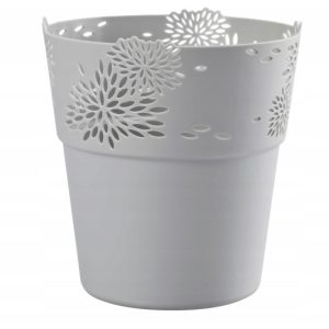 Osłonka ażurowa szara Aster 14,5 cm 465655 Osłonka ażurowa szara Aster 14,5 cm 465655