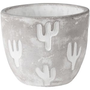 Osłonka na doniczkę Ake betonowa 8,8 cm szara 51239 Osłonka na doniczkę Ake betonowa 8,8 cm szara 51239