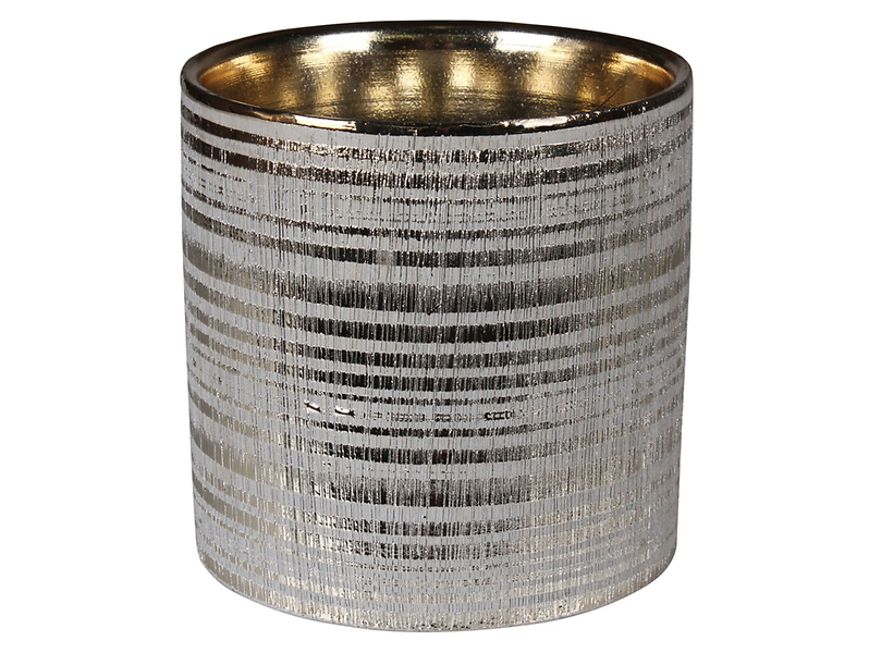 Osłonka na doniczkę Arne 13 cm ceramiczna złota 51223