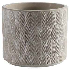 Osłonka na doniczkę Aste betonowa 12 cm szara 51242 Osłonka na doniczkę Aste betonowa 12 cm szara 51242
