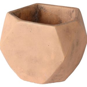 Osłonka na doniczkę Elof betonowa 12 cm pomarańczowa 38174 Osłonka na doniczkę Elof betonowa 12 cm pomarańczowa 38174