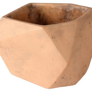 Osłonka na doniczkę Elof betonowa 15 cm pomarańczowa 38175 Osłonka na doniczkę Elof betonowa 15 cm pomarańczowa 38175
