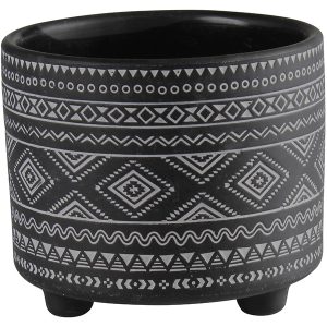Osłonka na doniczkę Evert 12 cm czarna 40648 Osłonka na doniczkę Evert 12 cm czarna 40648