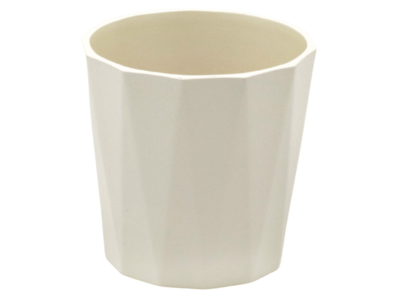 Osłonka na doniczkę Flores ceramiczna kremowa 191885