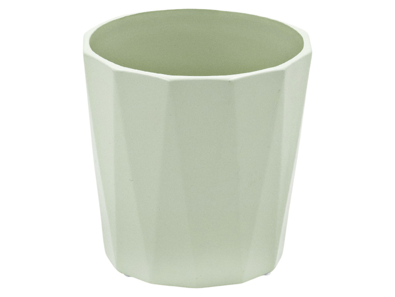 Osłonka na doniczkę Flores ceramiczna miętowa 191886