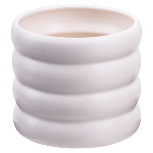 Osłonka na doniczkę Globo ceramiczna beżowa 191876 Osłonka na doniczkę Globo ceramiczna beżowa 191876