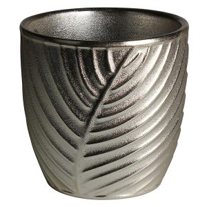 Osłonka na doniczkę June ceramiczna 13,5 cm złota 51229 Osłonka na doniczkę June ceramiczna 13,5 cm złota 51229