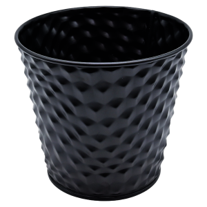 Osłonka na doniczkę metalowa 12 cm grafitowa 55280