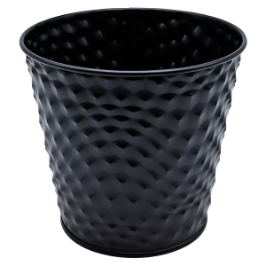 Osłonka na doniczkę metalowa 14 cm grafitowa 55274