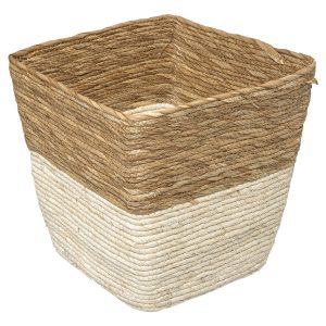 Osłonka na doniczkę, plecionka ze słomy, 31 x 31 cm 153930 Osłonka na doniczkę, plecionka ze słomy, 31 x 31 cm 153930