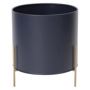 Osłonka na nóżkach metalowa 20 cm niebieska 48373 Osłonka na nóżkach metalowa 20 cm niebieska 48373
