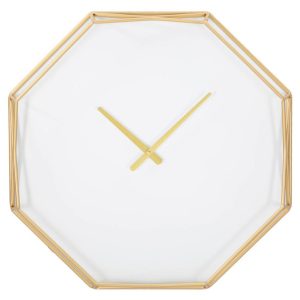 Ośmiokątny zegar na ścianę w stylu glamour, Ø 56 cm 266506 Ośmiokątny zegar na ścianę w stylu glamour, Ø 56 cm 266506