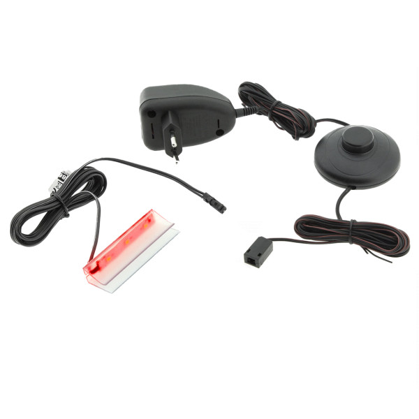 Oświetlenie LED na 1 półkę czerwone 258596