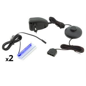 Oświetlenie LED na 2 półki niebieskie 258600 Oświetlenie LED na 2 półki niebieskie 258600