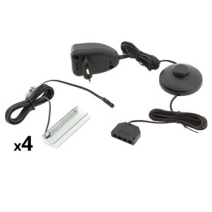 Oświetlenie LED na 4 półki białe 258611 Oświetlenie LED na 4 półki białe 258611