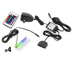Oświetlenie LED na 4 półki RGB 258584 Oświetlenie LED na 4 półki RGB 258584
