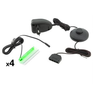 Oświetlenie LED na 4 półki zielone 258610 Oświetlenie LED na 4 półki zielone 258610