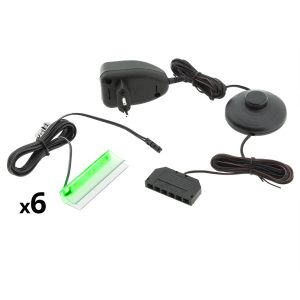 Oświetlenie LED na 6 półek zielone 258574 Oświetlenie LED na 6 półek zielone 258574