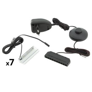 Oświetlenie LED na 7 półek białe 258585 Oświetlenie LED na 7 półek białe 258585