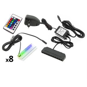 Oświetlenie LED na 8 półek RGB 258590 Oświetlenie LED na 8 półek RGB 258590