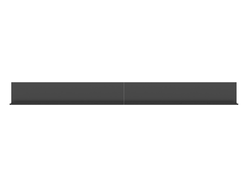Oświetlenie LED z półką 225 cm do kuchni Milino czarna 742816