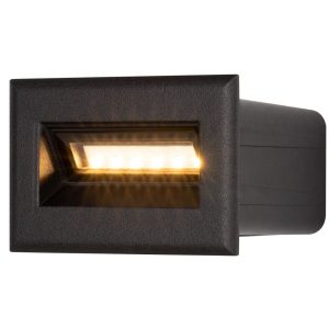 Oświetlenie schodowe Bosca O045SL-L3B3K IP65 LED 3W czarne 222232 Oświetlenie schodowe Bosca O045SL-L3B3K IP65 LED 3W czarne 222232