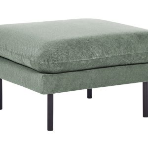 Otomana tapicerowana pufa glamour zielona 327680