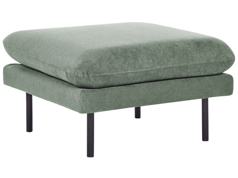 Otomana tapicerowana pufa glamour zielona 327680
