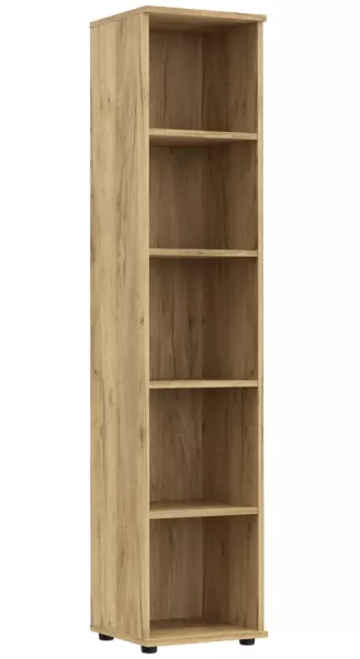 Otwarty regał biurowy dąb craft - Xyreon 224686